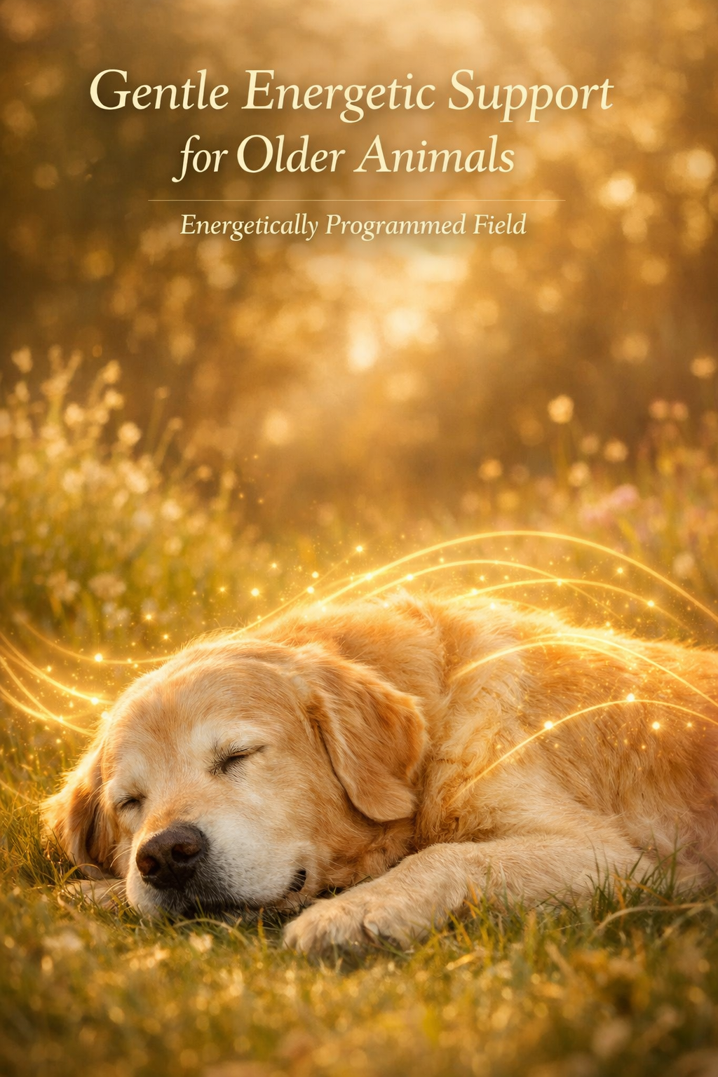 Gentle Energetic Support for Older Animals by Vega Fields™ (Digital Mandala & Audio) – Maitreya Reiki | Maitreya Fields