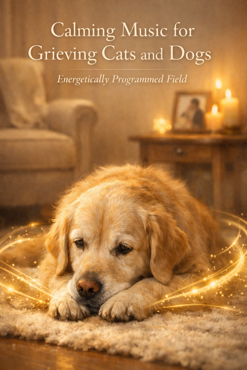 Gentle Energetic Field for Pets in Times of Grief and Loss by Vega Fields™ (Digital Mandala & Audio)