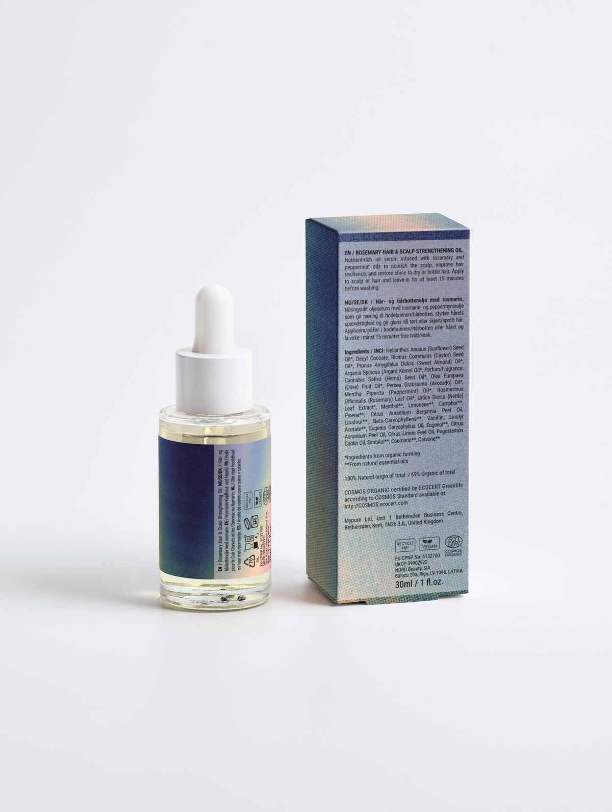 4444 Angel Number - Rosemary Hair & Scalp Strengthening Oil