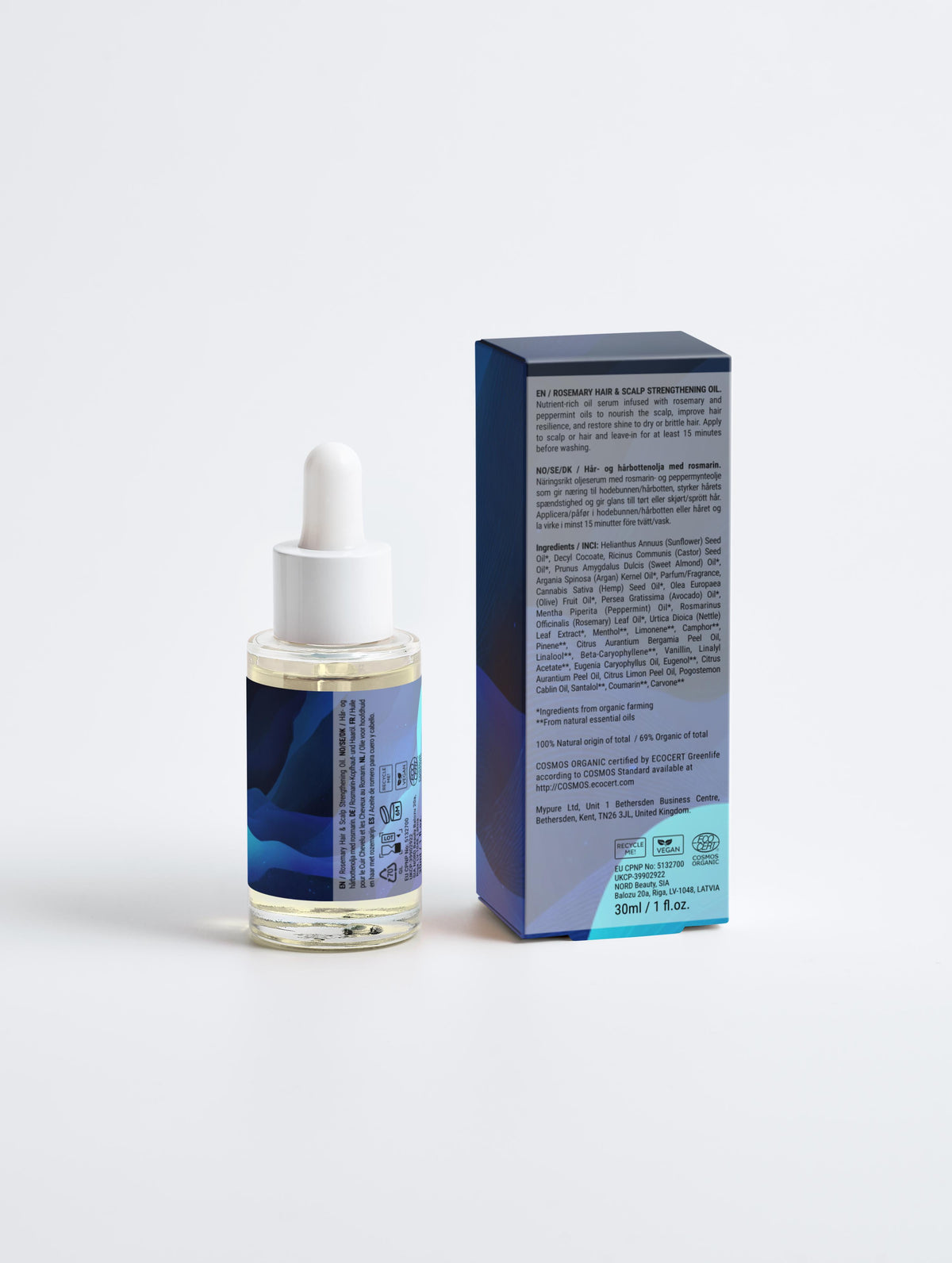 MAGNETIC MASCULINE AURA - Rosemary Hair & Scalp Strengthening Oil