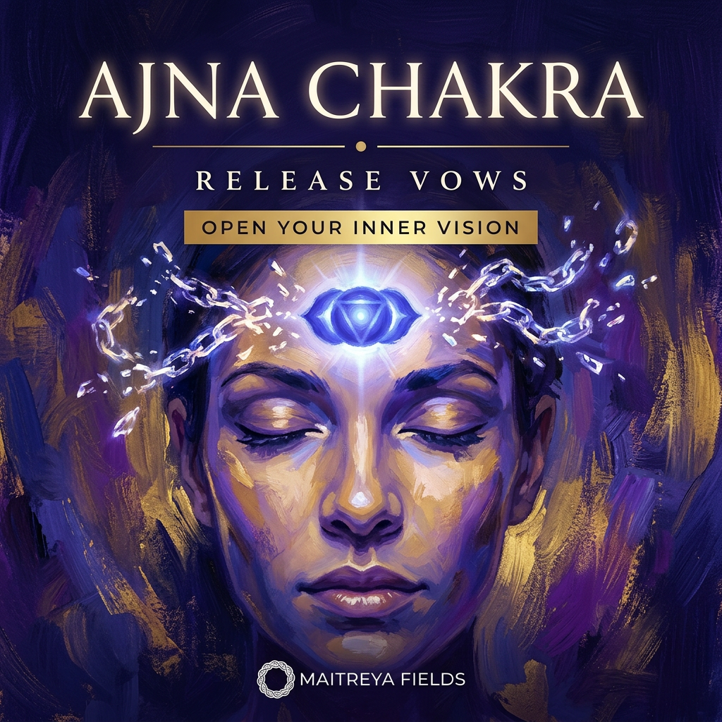 Ajna Chakra | Release Vows - DM + Audio – morphic fields | Maitreya Fields