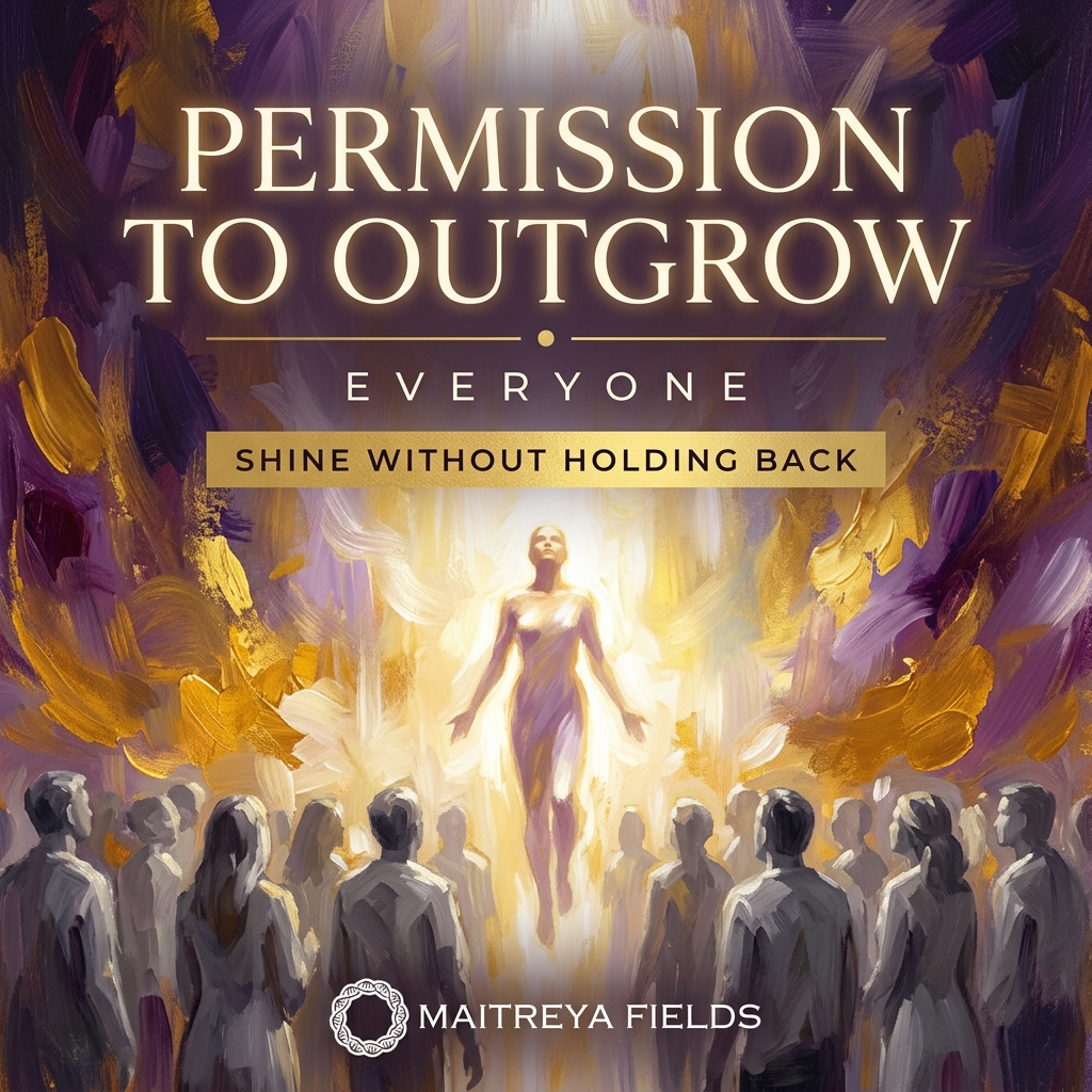 Permission to Outgrow Everyone – energetically programmed fields | Maitreya Fields