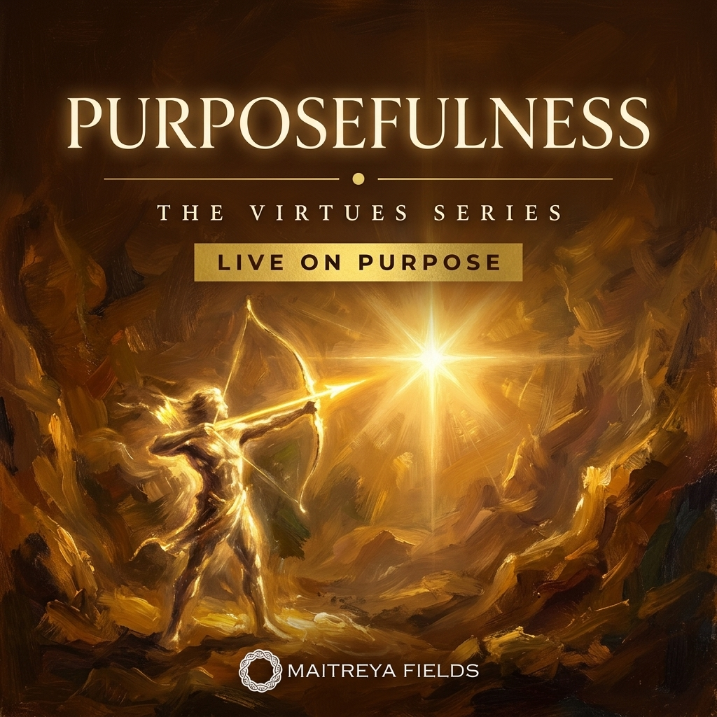 Purposefulness – The Virtues Series digital mandala cover