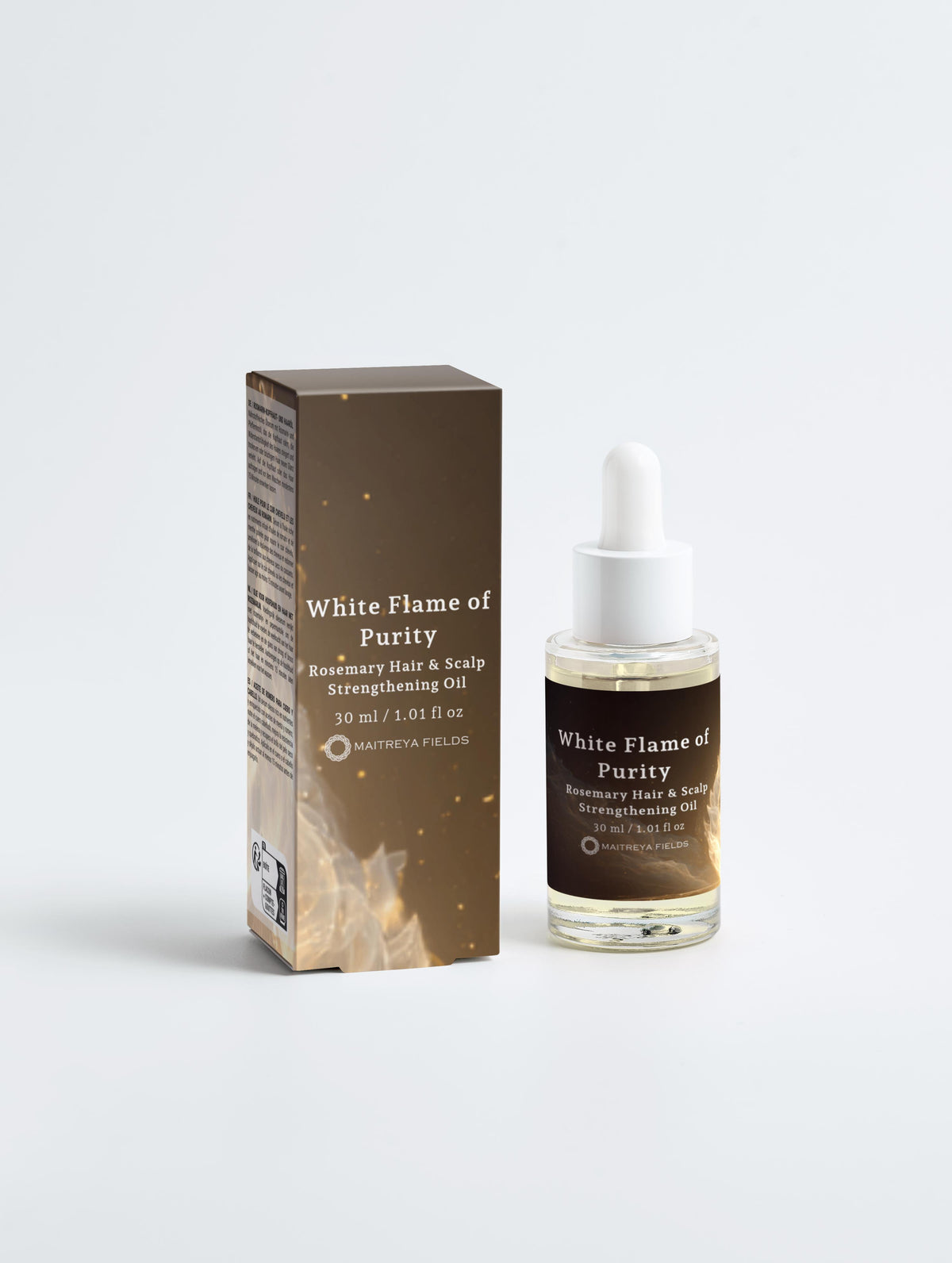 White Flame of Purity - Rosemary Hair &amp; Scalp Strengthening Oil