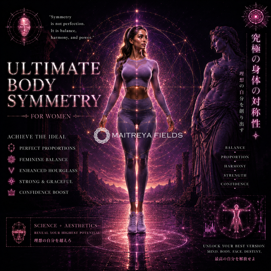 Ultimate Body Symmetry for Women (DM + Audio) – energetically programmed fields | Maitreya Fields