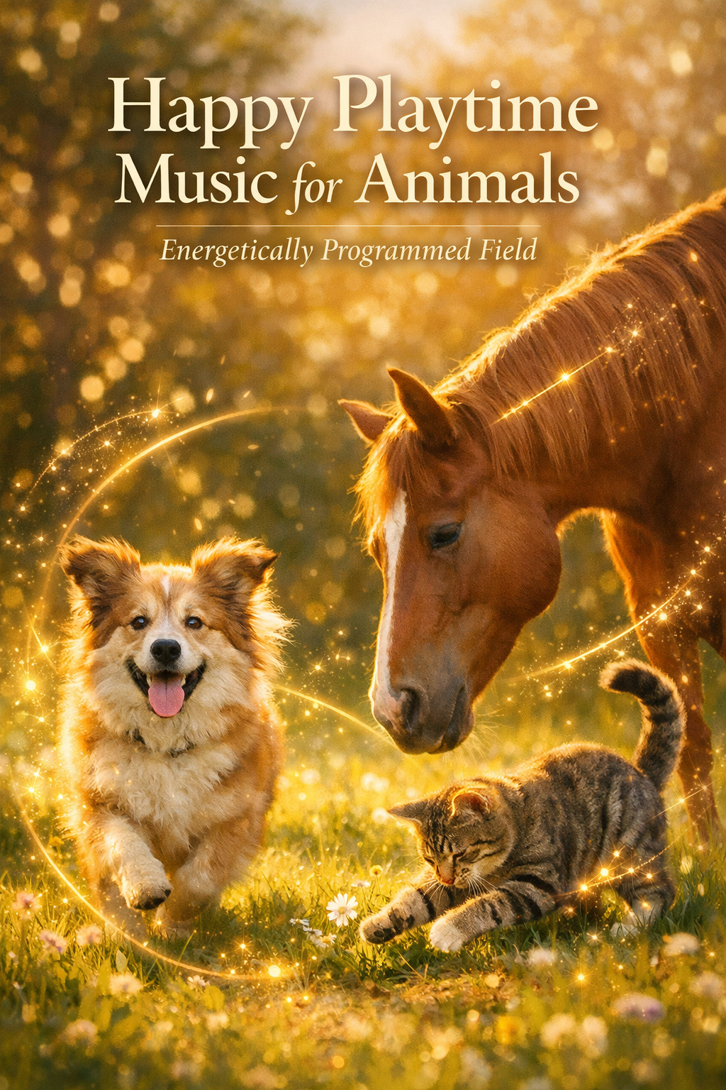 Joy &amp; Healthy Playfulness for Pets by Vega Fields™ (Digital Mandala &amp; Audio) – subliminals | Maitreya Fields