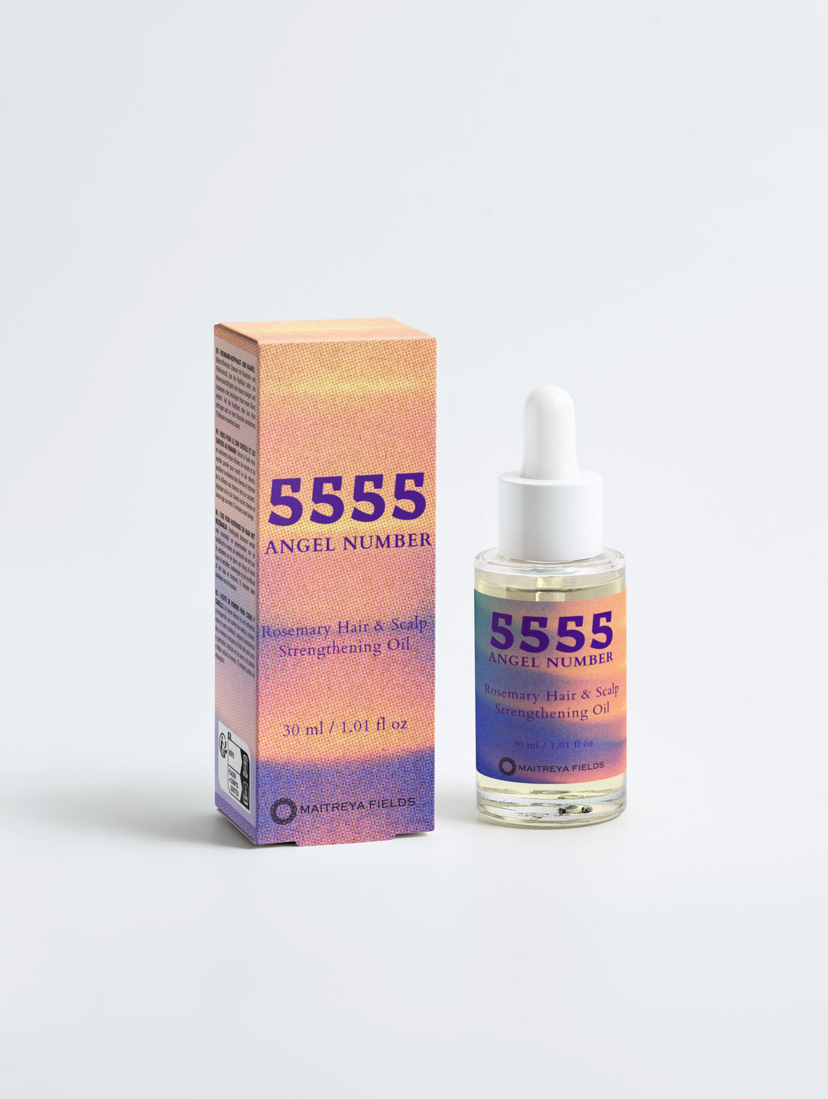 5555 Angel Number - Rosemary Hair &amp; Scalp Strengthening Oil