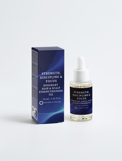 STRENGTH, DISCIPLINE &amp; FOCUS - Rosemary Hair &amp; Scalp Strengthening Oil