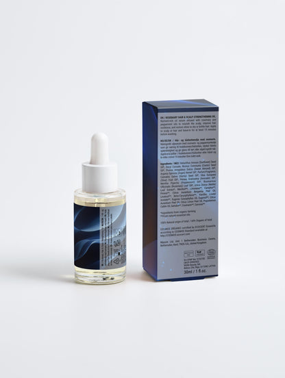 EMOTIONAL STABILITY &amp; CALM MASCULINE HEART - Rosemary Hair &amp; Scalp Strengthening Oil – Maitreya Fields