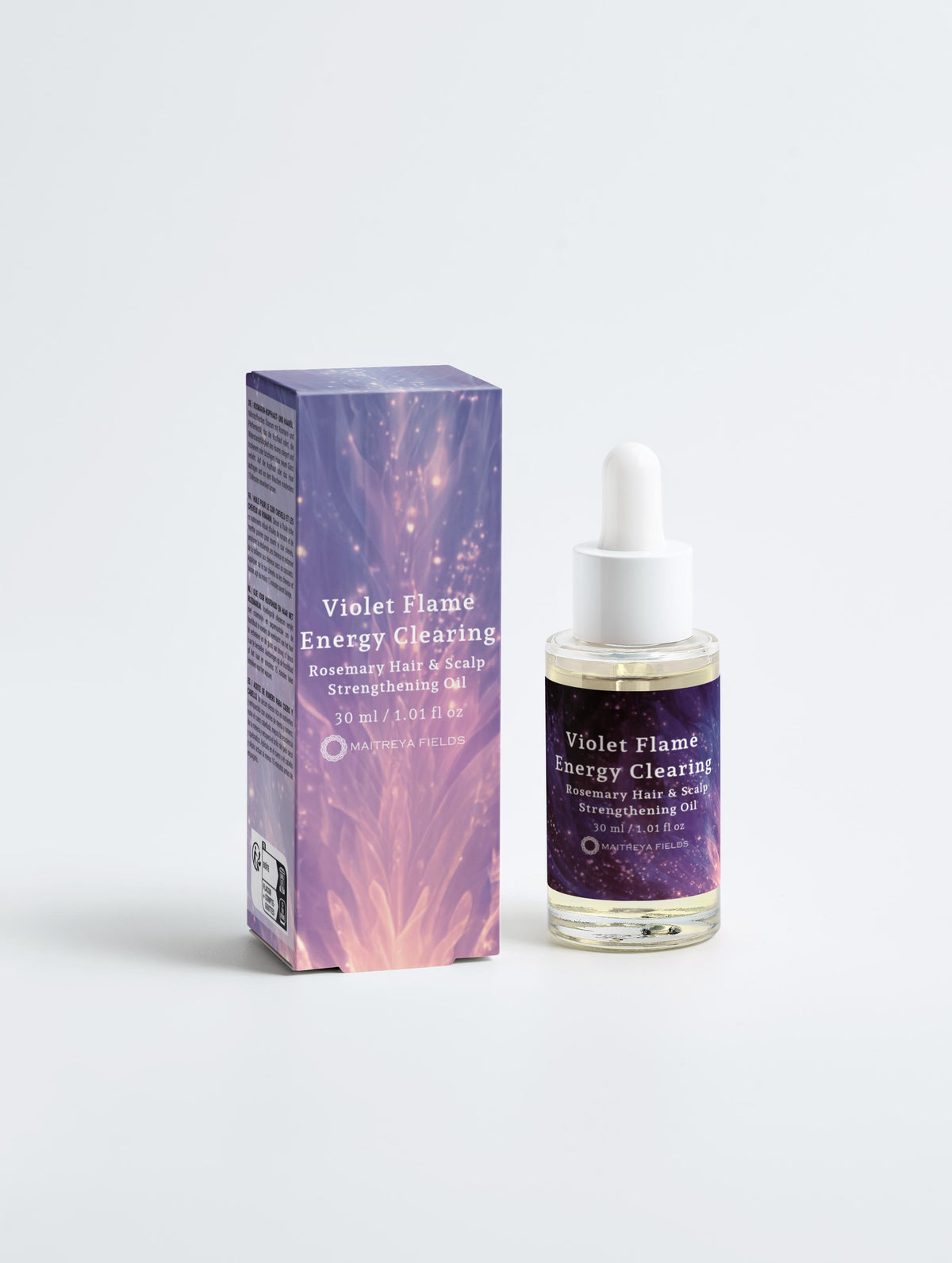 Violet Flame Energy Clearing - Rosemary Hair &amp; Scalp Strengthening Oil