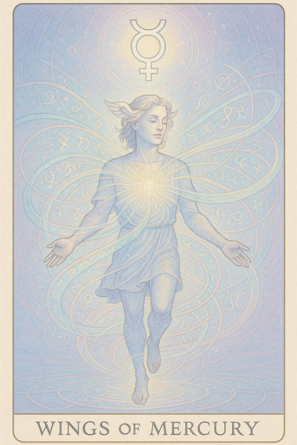 ☿ Wings of Mercury - Infused with Maitreya Reiki
