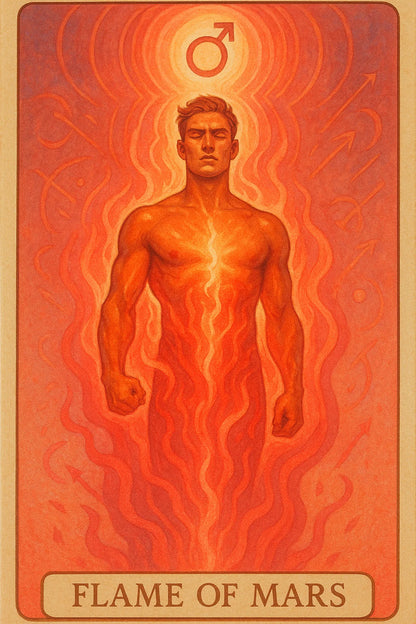 ♂ Flame of Mars - Infused with Maitreya Reiki