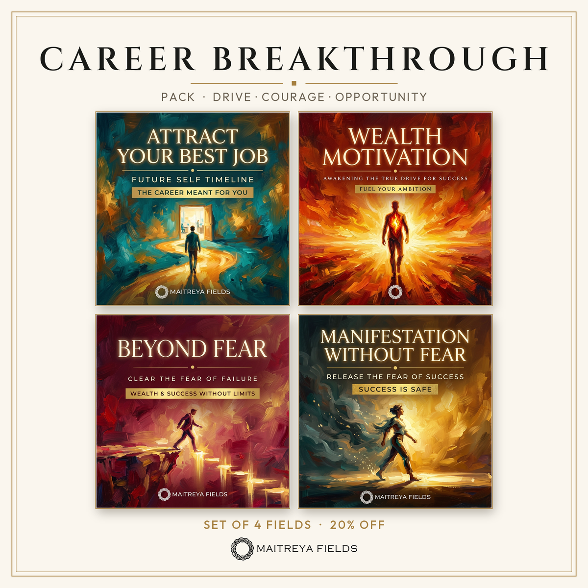 Career Breakthrough Pack — set of 4 fields, 20% off