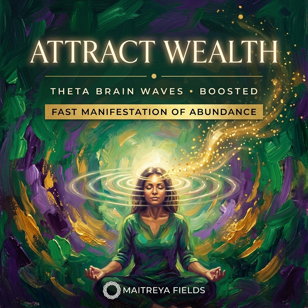 Attract Wealth - Fast Manifestation with Theta Brain Waves (ver. 02 BOOSTED) – energetically programmed fields | Maitreya Fields