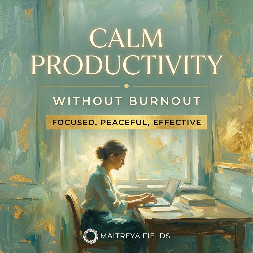 Calm Productivity Without Burnout – Maitreya Reiki | Maitreya Fields