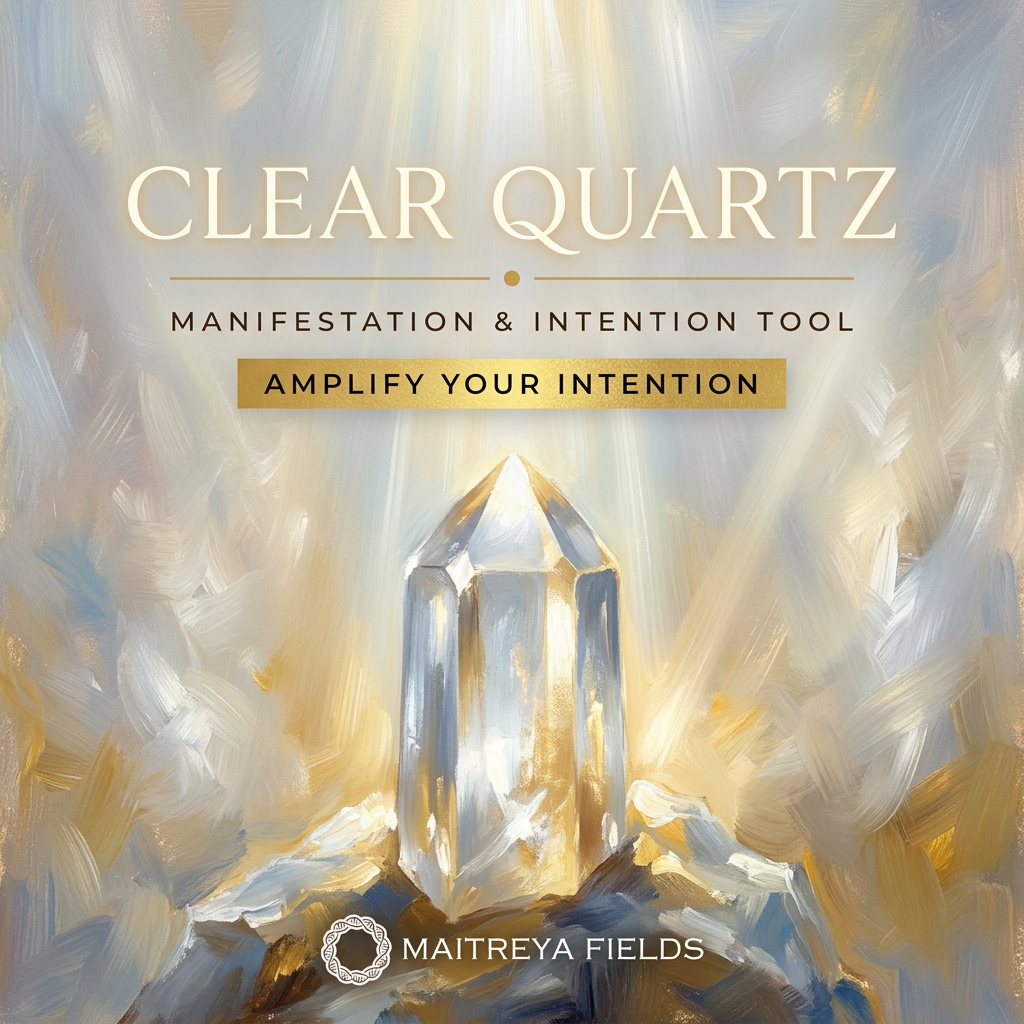 Clear Quartz - Manifestation &amp; Intention Tool – energetically programmed fields | Maitreya Fields