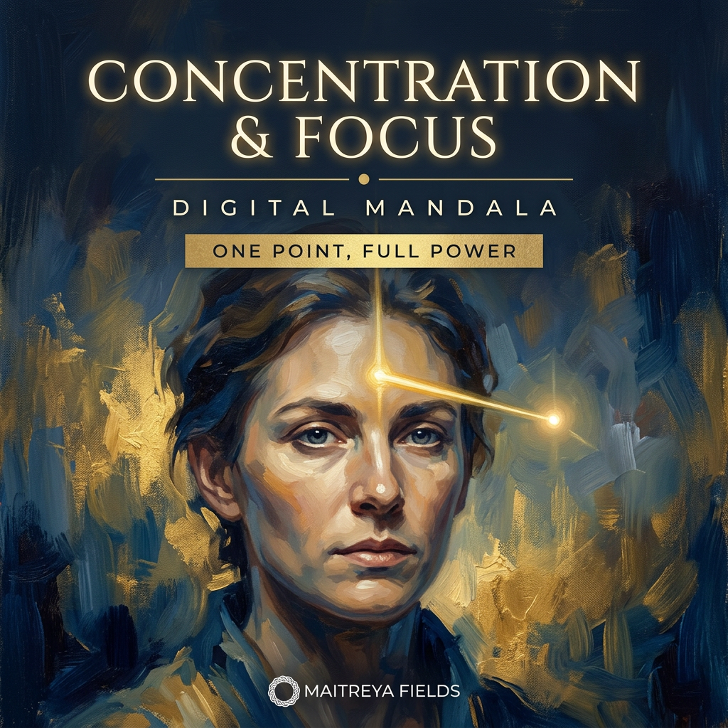 Digital Mandala: Concentration and Focus – Maitreya Reiki | Maitreya Fields