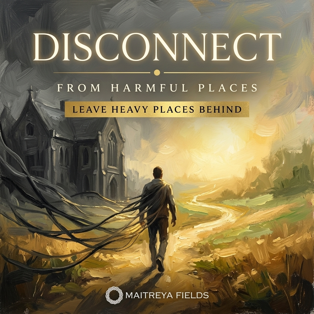 Disconnect from Harmful Places – energetically programmed fields | Maitreya Fields