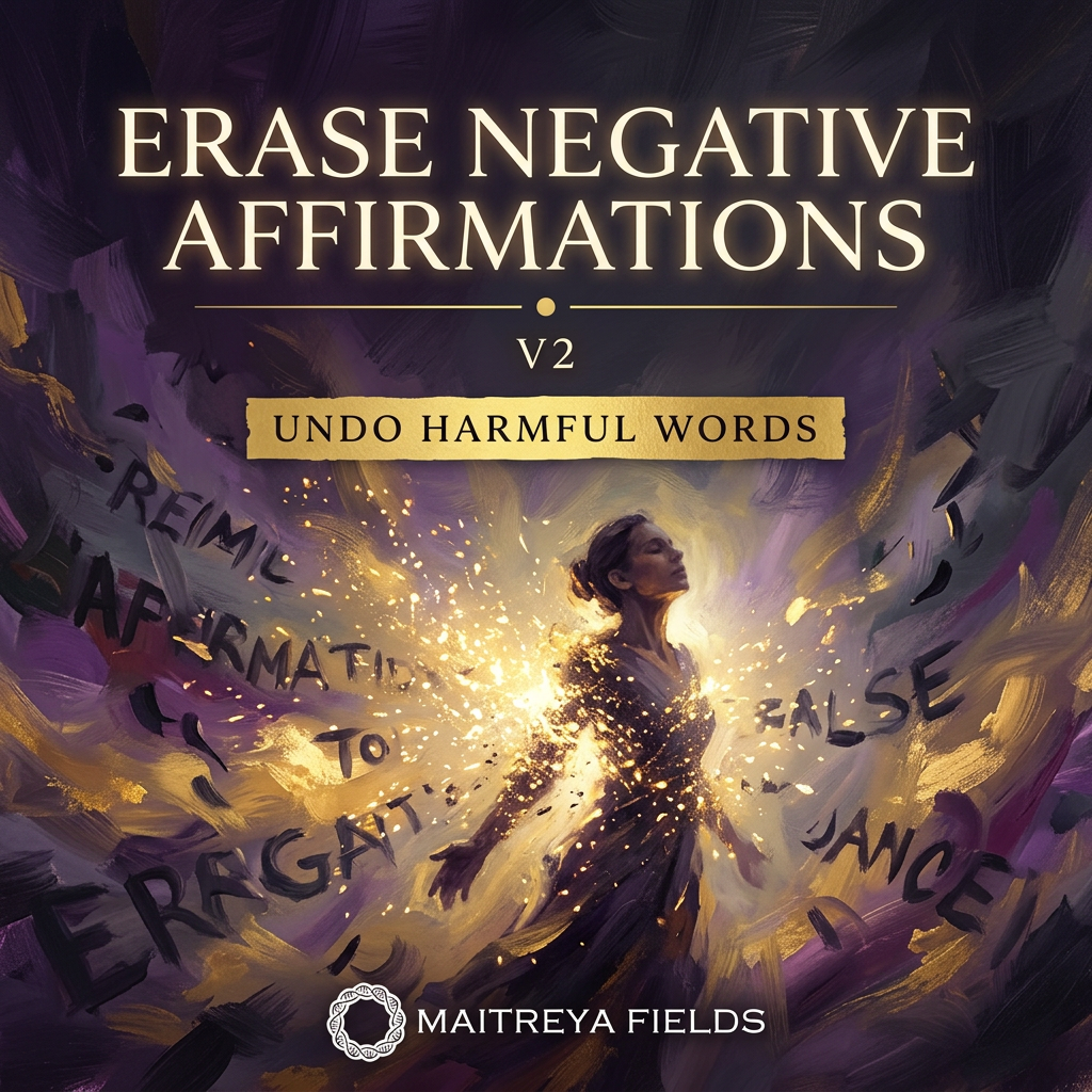 Erase Negative Affirmations v2 – energetically programmed fields | Maitreya Fields