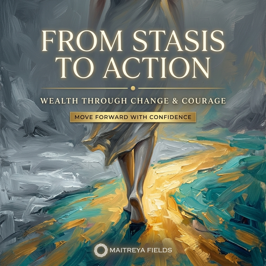 From Fearful Stasis to Hopeful Action: Wealth Through Change &amp; Courage – subliminals | Maitreya Fields