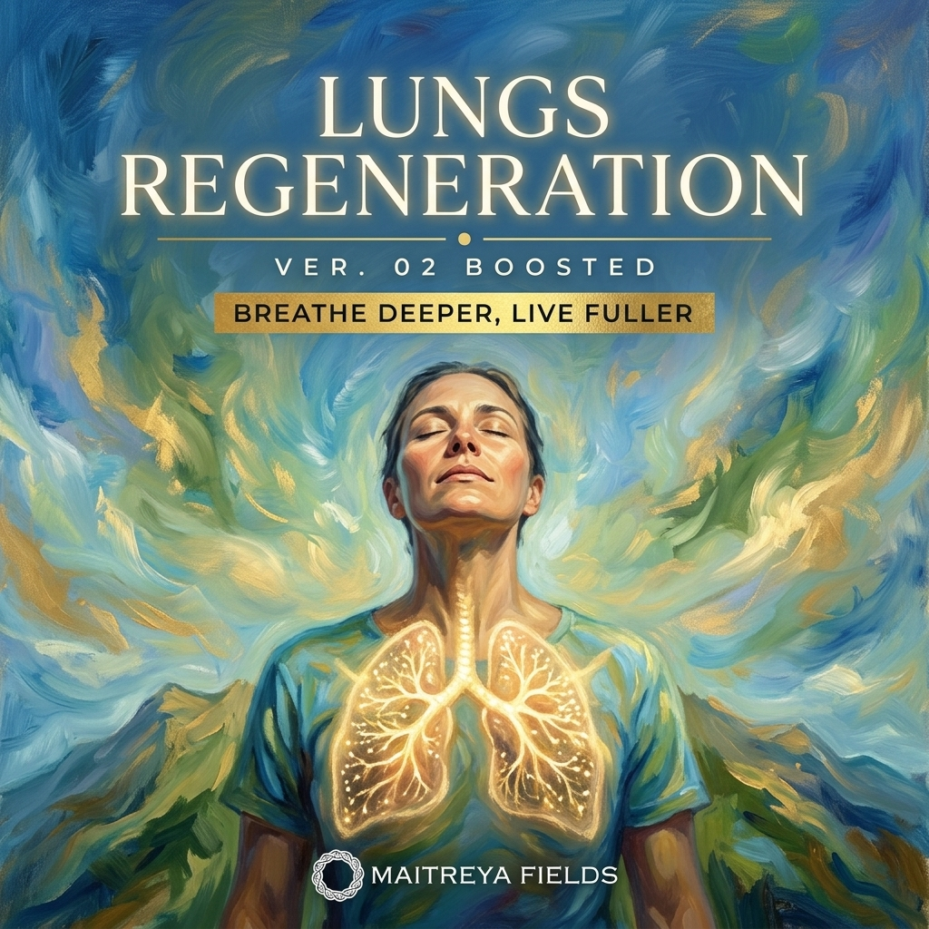 Frequency of Lungs Regeneration (ver. 02 BOOSTED) – energetically programmed fields | Maitreya Fields