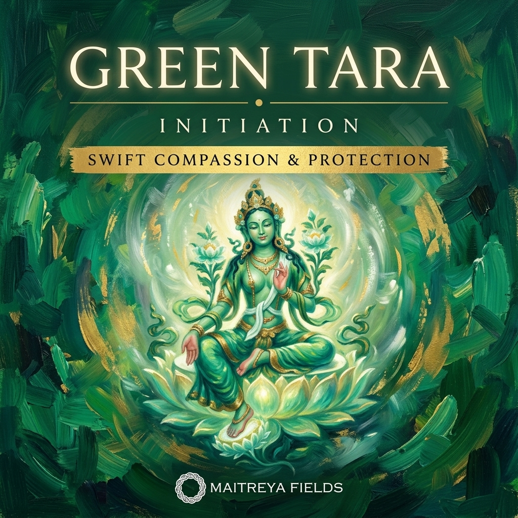 Green Tara Initiation [Audio + DM] – energetically programmed fields | Maitreya Fields