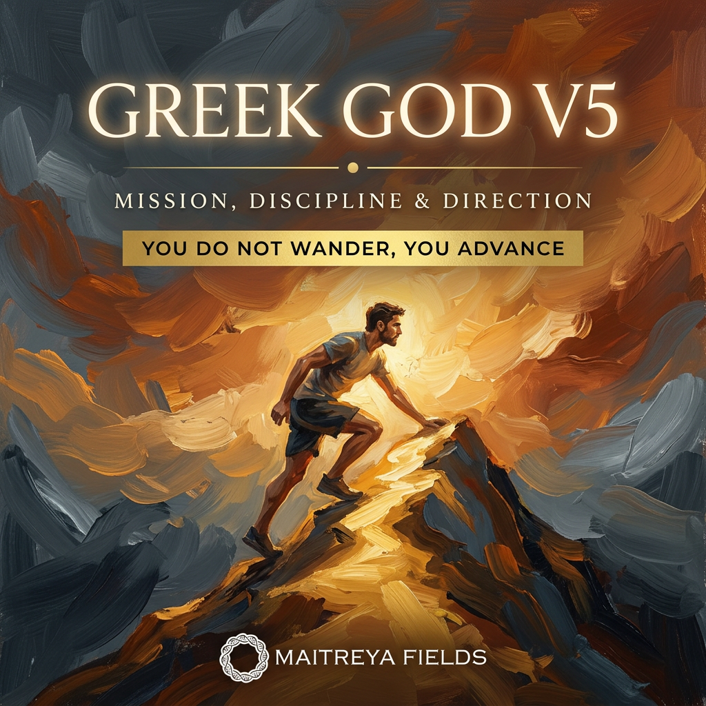 Greek God V5: Mission, Discipline &amp; Unshakable Direction – energetically programmed fields | Maitreya Fields