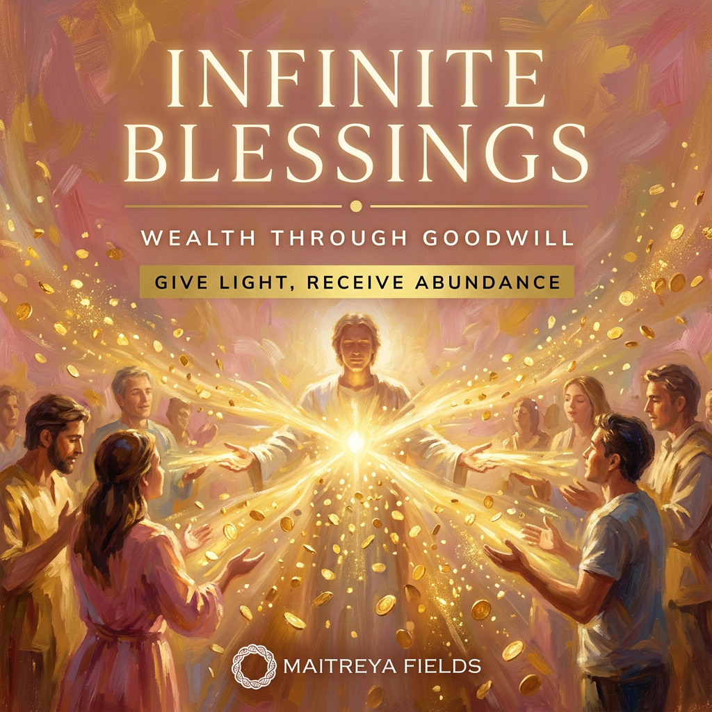 Infinite Blessings: Opening the Flow of Wealth Through Goodwill – energetically programmed fields | Maitreya Fields