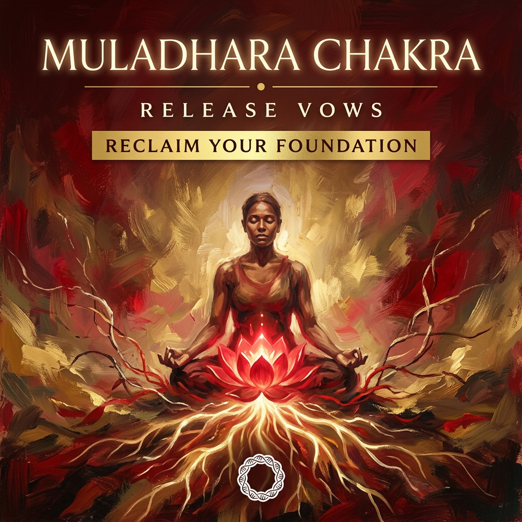 Muladhara Chakra | Release Vows - DM + Audio – morphic fields | Maitreya Fields