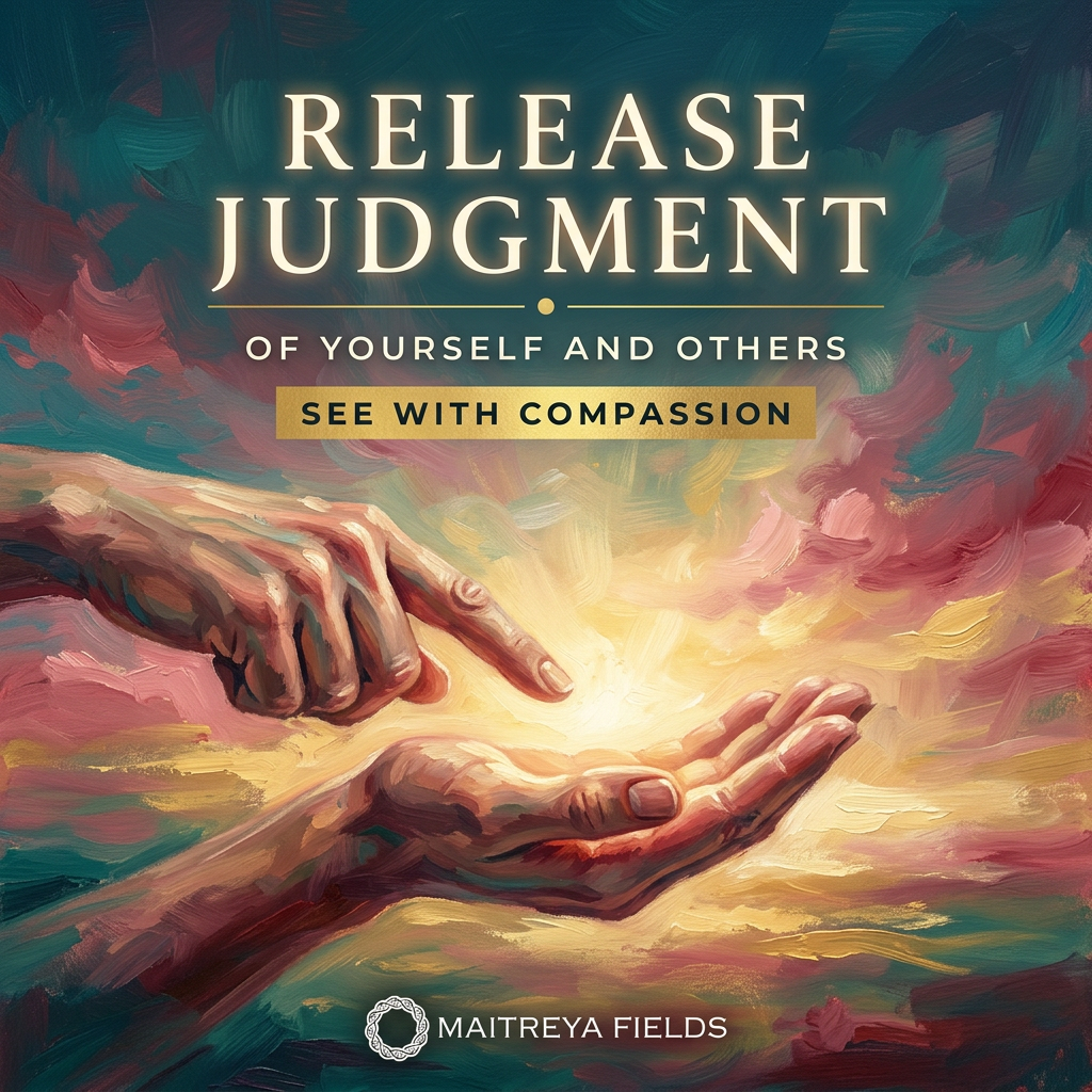 Release Judgment of Yourself and Others – energetically programmed fields | Maitreya Fields