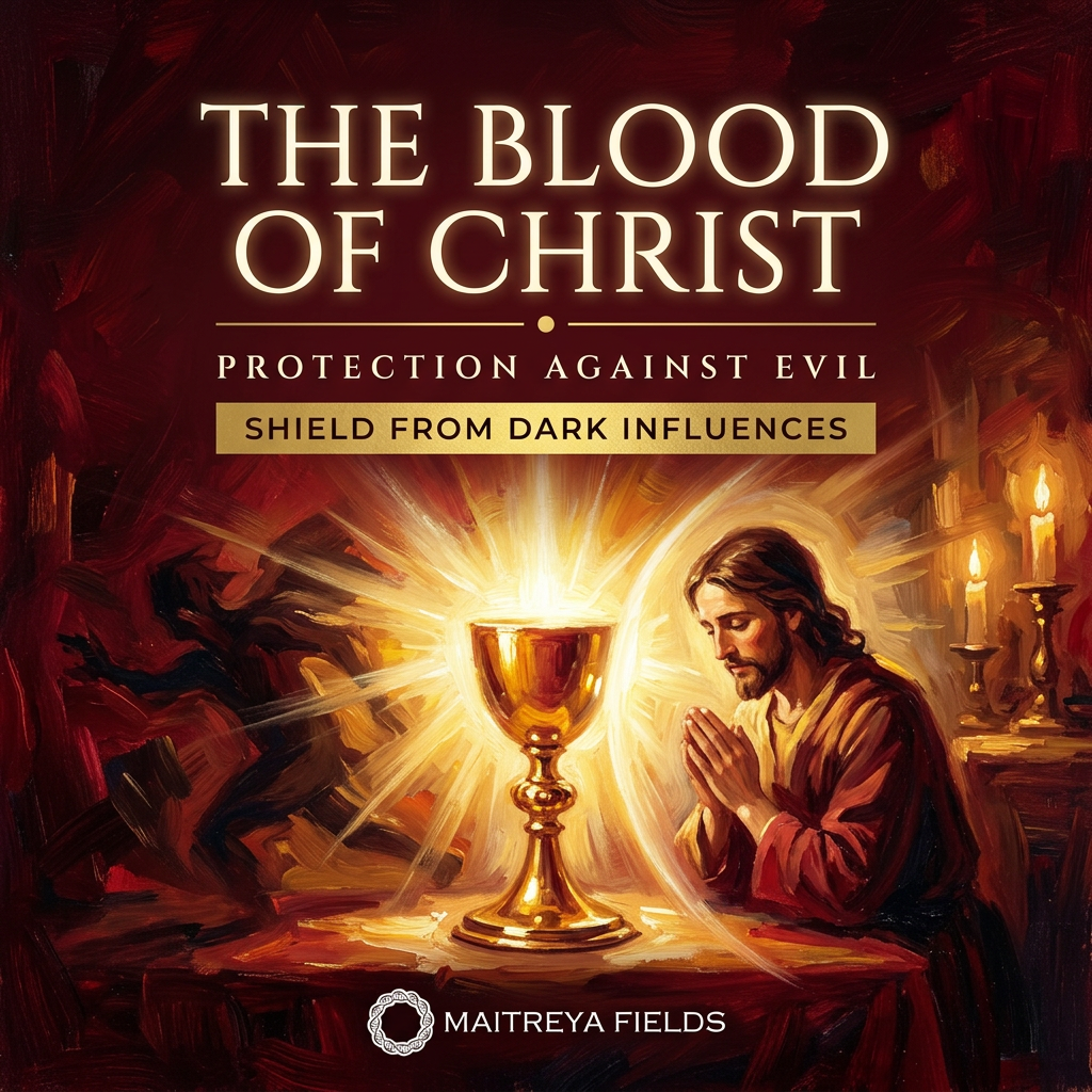 The Blood of Christ - The Best Protection Against Evil, Black Magic, Energy Vampire, Psychic Attacks – Maitreya Reiki | Maitreya Fields