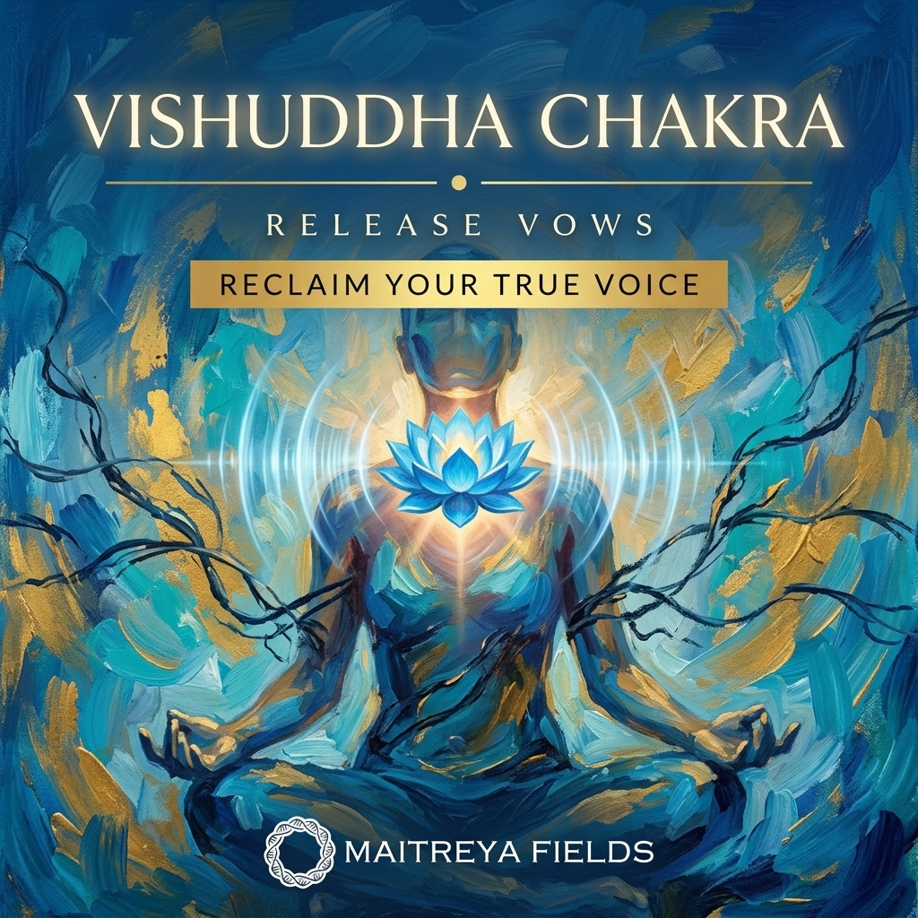 Vishuddha Chakra | Release Vows - DM + Audio – morphic fields | Maitreya Fields
