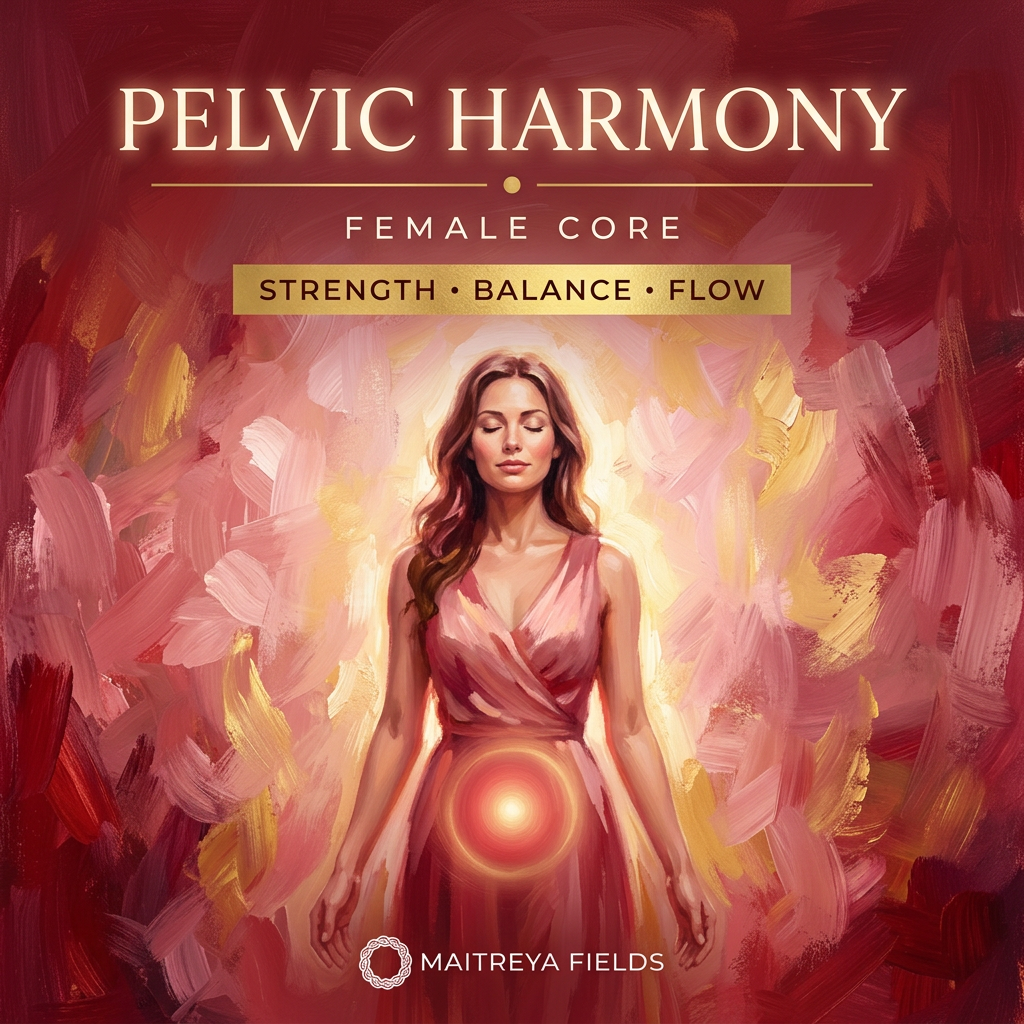 🔴 Pelvic Harmony – Female Core – energetically programmed fields | Maitreya Fields