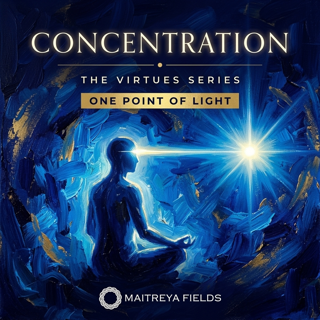 Concentration – The Virtues Series digital mandala cover