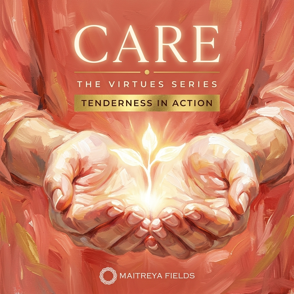 Care – The Virtues Series digital mandala cover