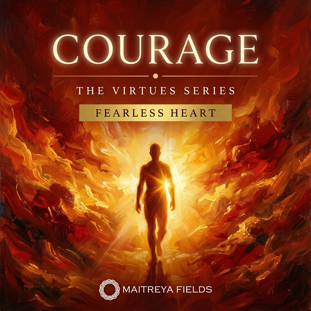 Courage – The Virtues Series digital mandala cover