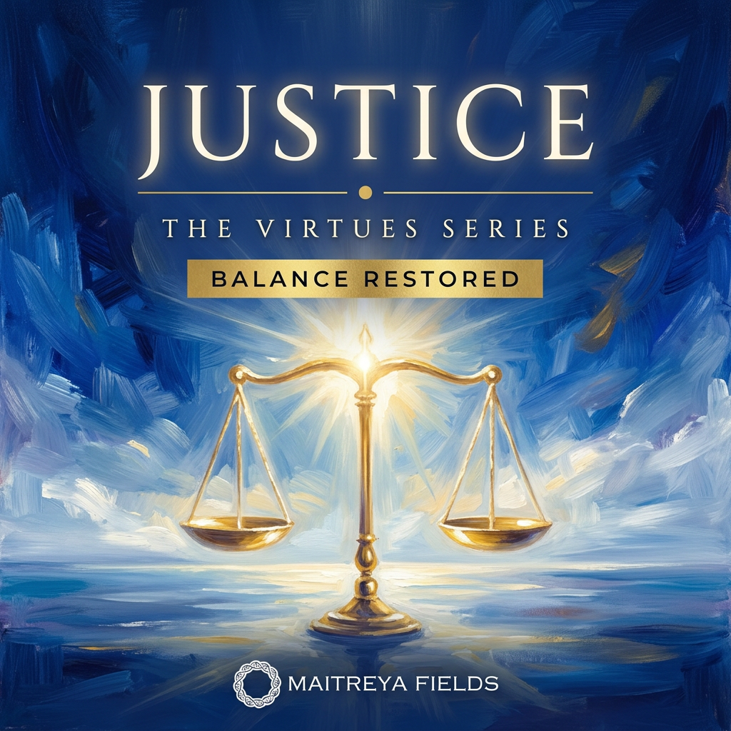 Justice – The Virtues Series digital mandala cover