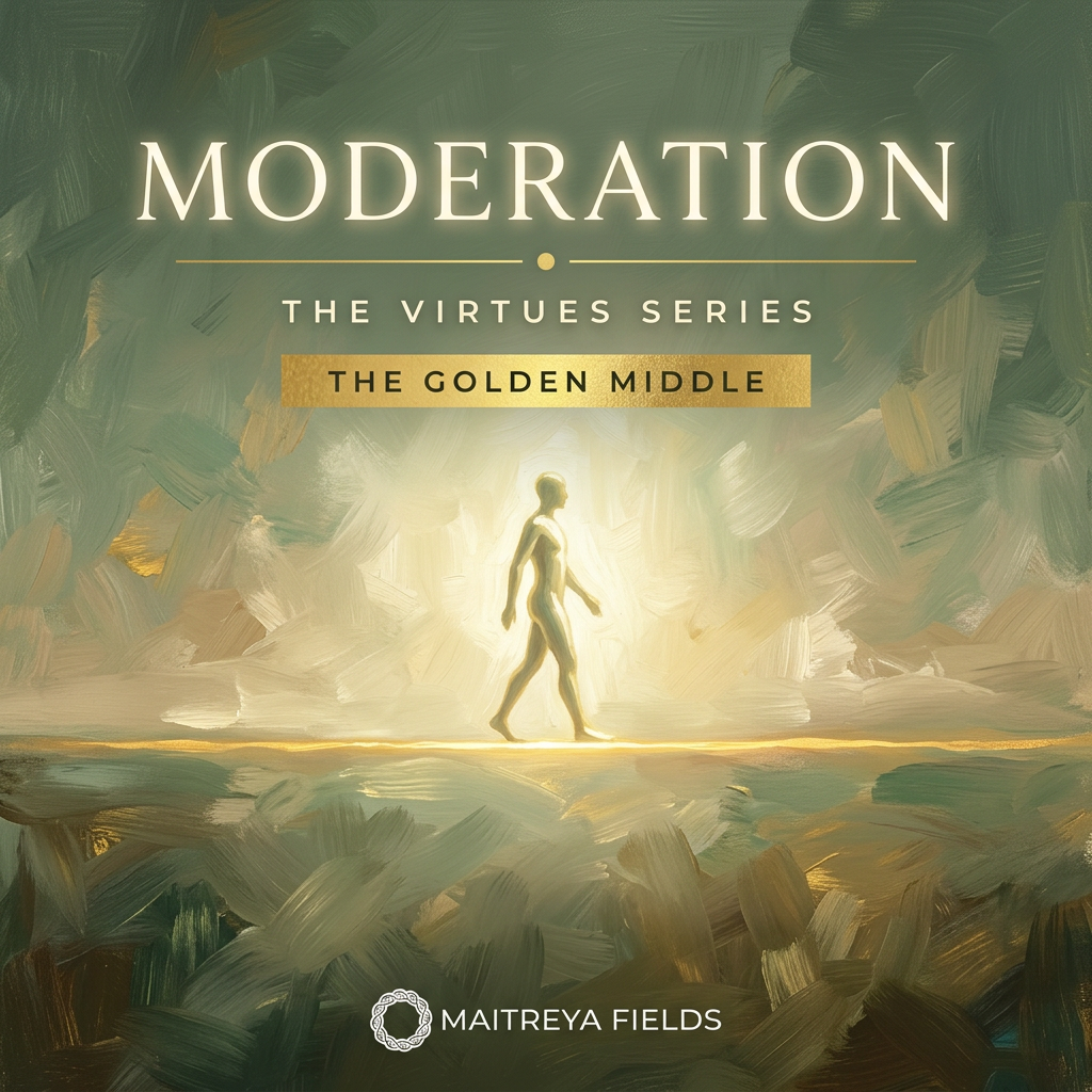 Moderation – The Virtues Series digital mandala cover
