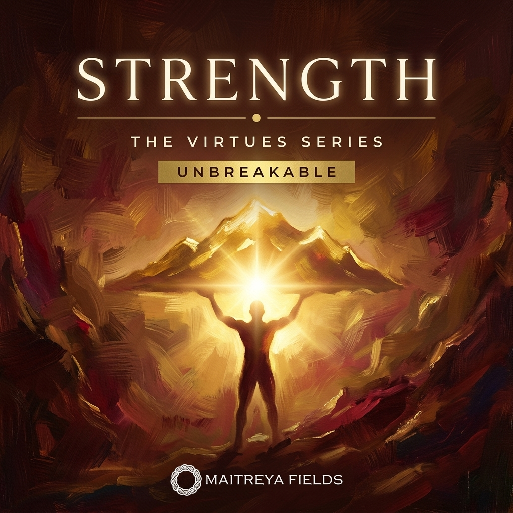 Strength – The Virtues Series digital mandala cover