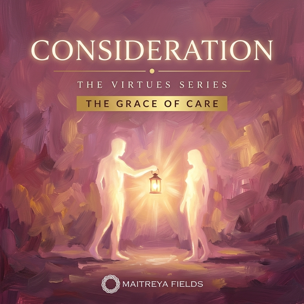 Consideration – The Virtues Series digital mandala cover