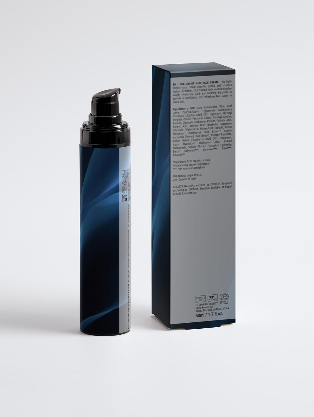 EMOTIONAL STABILITY &amp; CALM MASCULINE HEART - Hyaluronic Acid Face Cream for Men