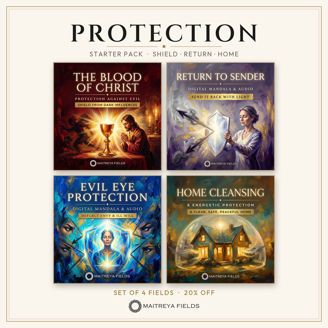 Protection Starter Pack — set of 4 fields, 20% off
